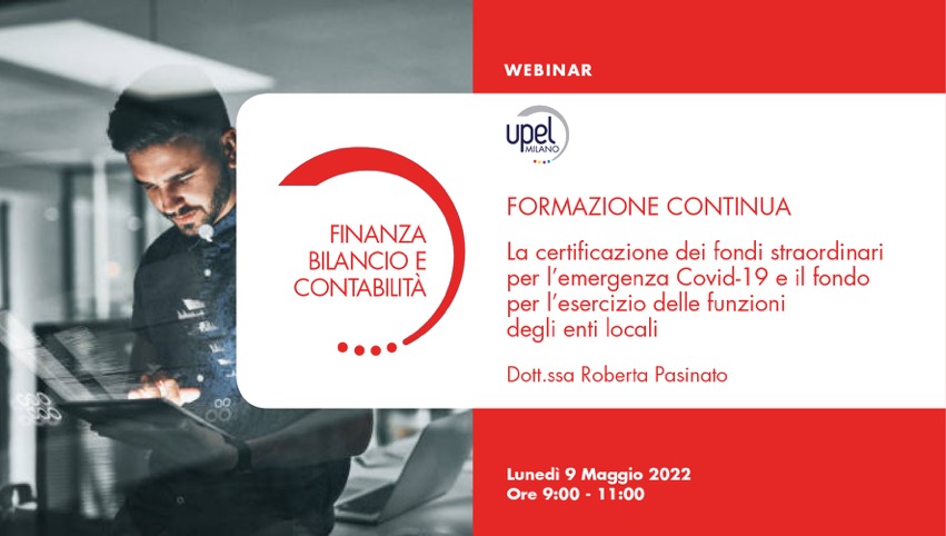 La certificazione dei fondi straordinari per l’emergenza covid 19 e il fondo per l’esercizion delle funzioni degli enti locali