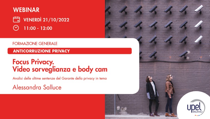 Focus Privacy - videosorveglianza e body cam