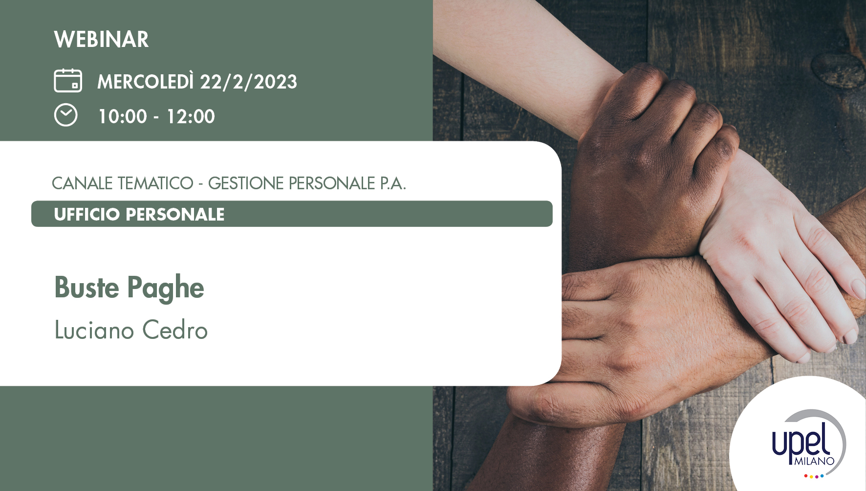 Canale Tematico Gestione Personale  P.A. - Buste Paghe