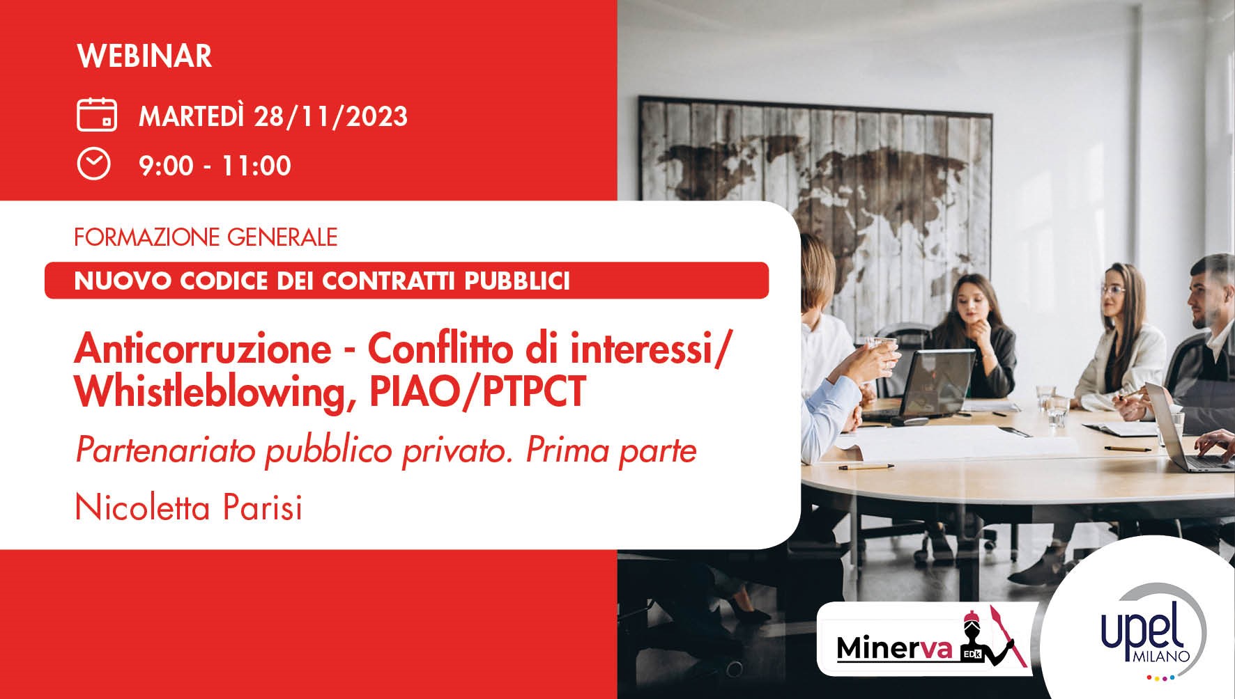 Partenariato pubblico privato I parte - Anticorruzione - conflitto di interessi/whistleblowing, PIAO/PTPCT