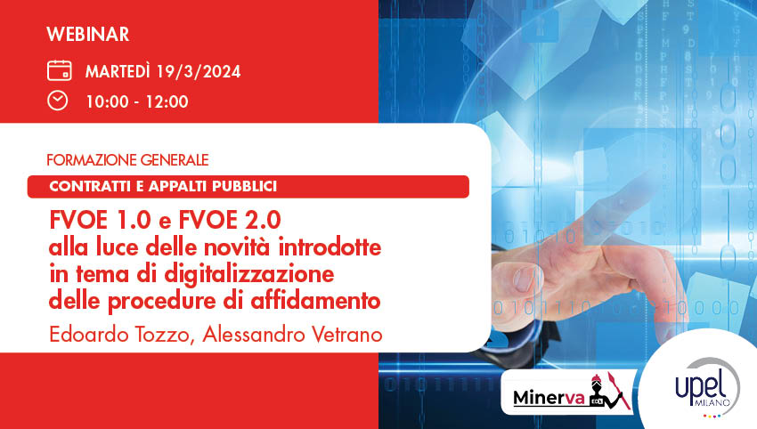 FVOE 1.0 e FVOE 2.0 alla luce delle novità introdotte in tema di digitalizzazione delle procedure di affidamento