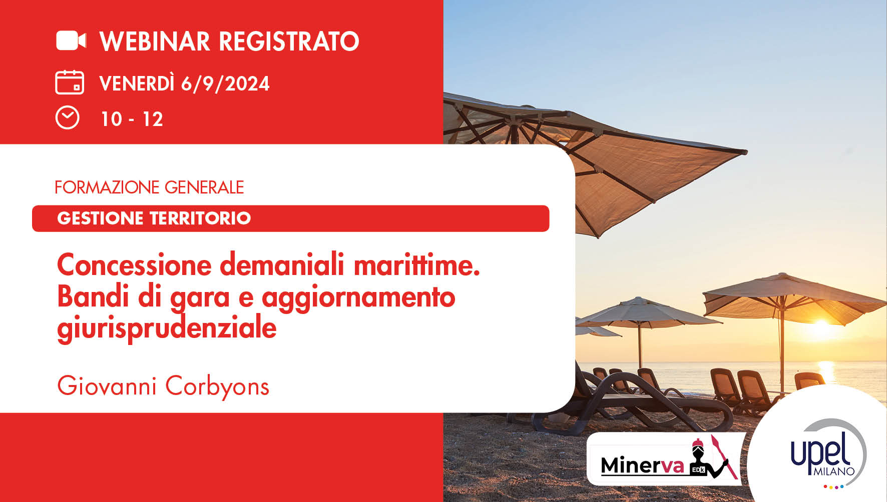 VDIEO - Concessione demaniali marittime – Bandi di gara e aggiornamento giurisprudenziale