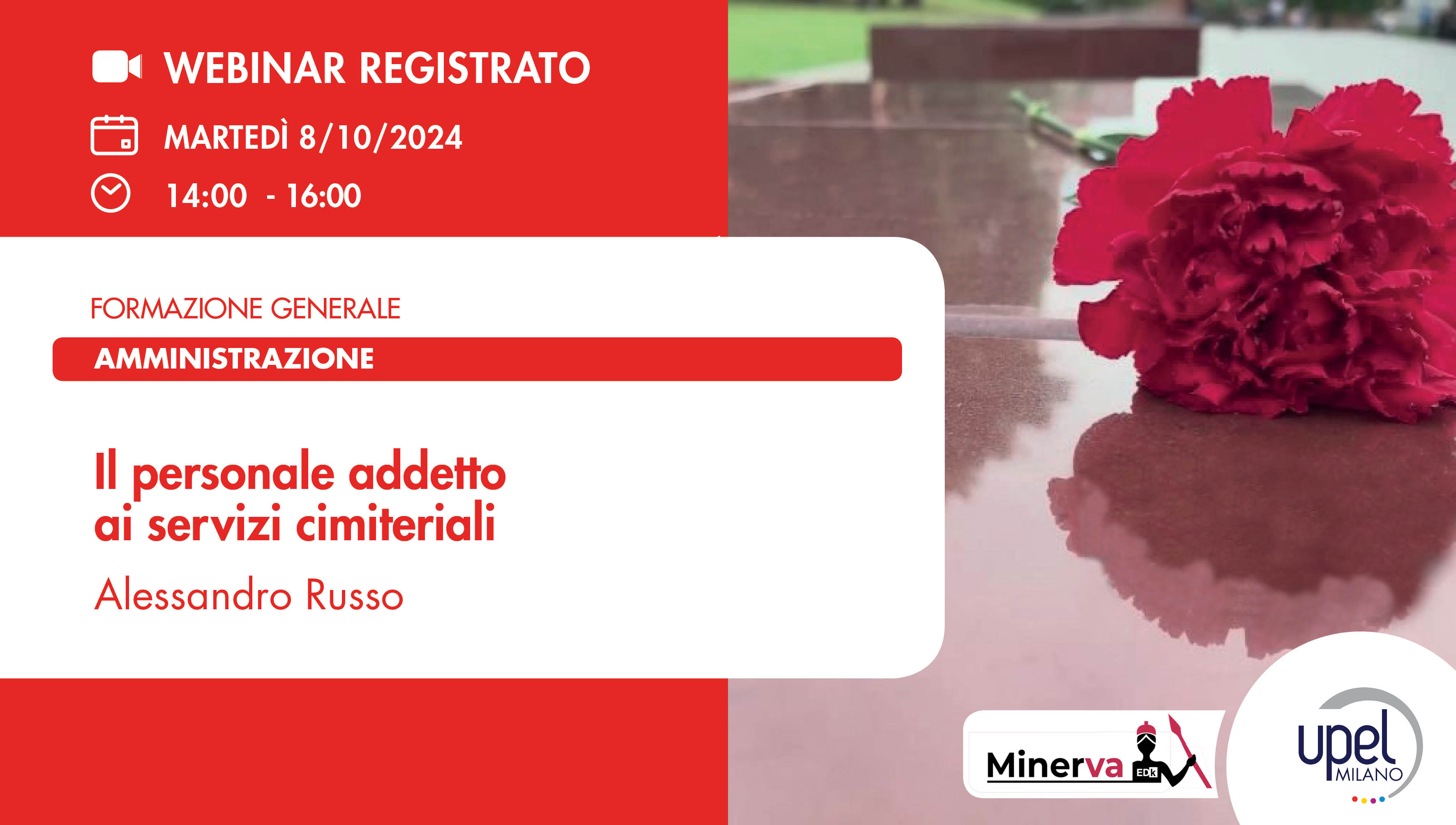 VIDEO - Il personale addetto ai servizi cimiteriali