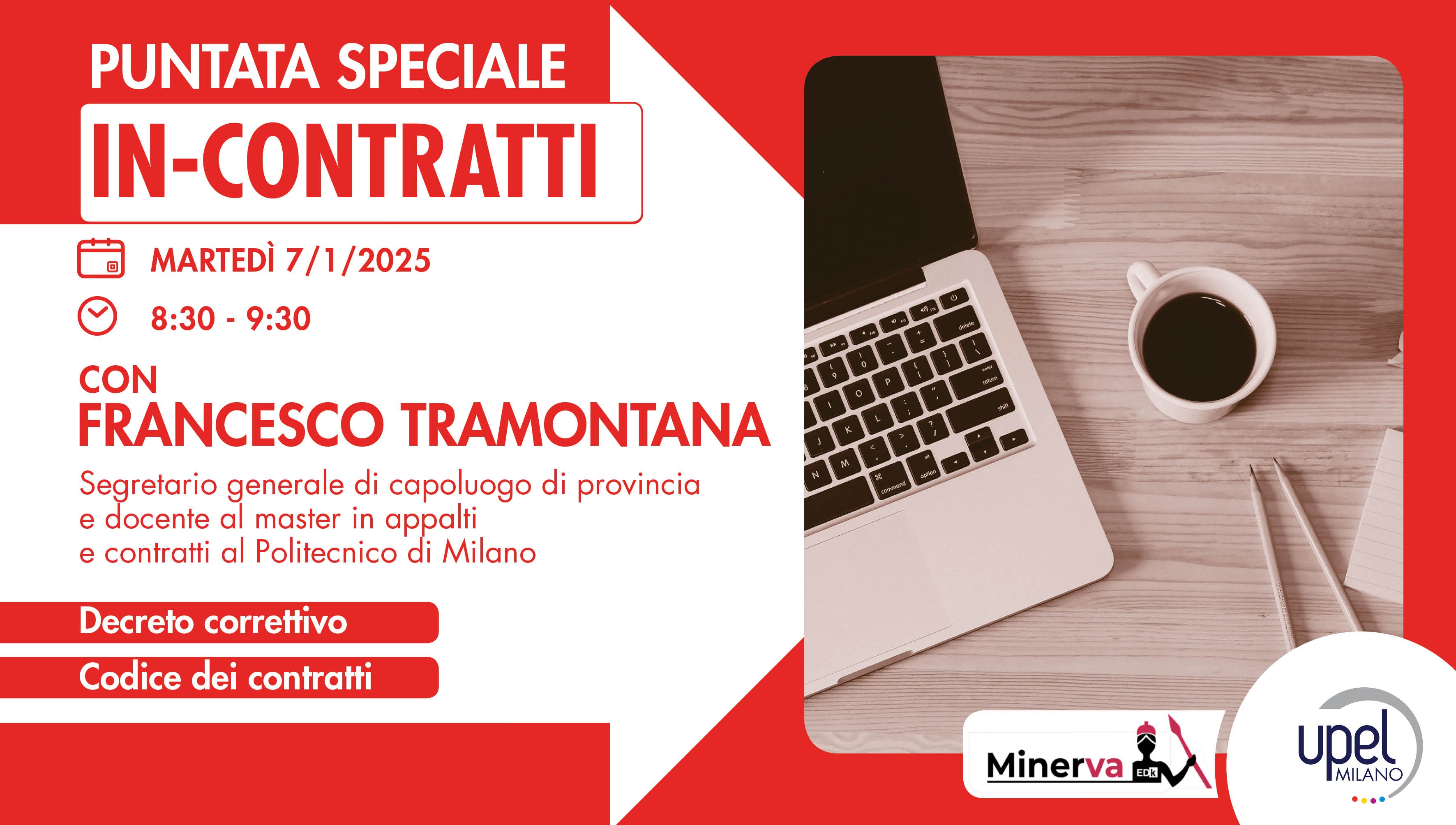 In - Contratti  - Caffè con l'esperto Puntata speciale decreto Correttivo Codice dei contratti