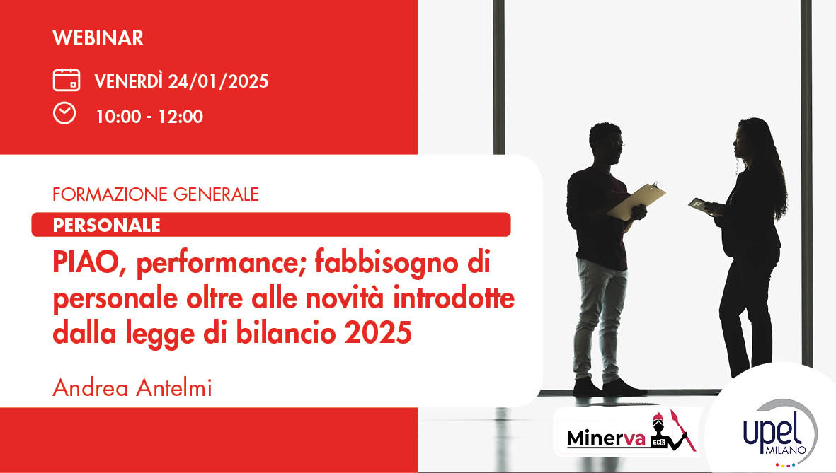 PIAO, performance; fabbisogno di personale oltre alle novità introdotte dalla legge di bilancio 2025