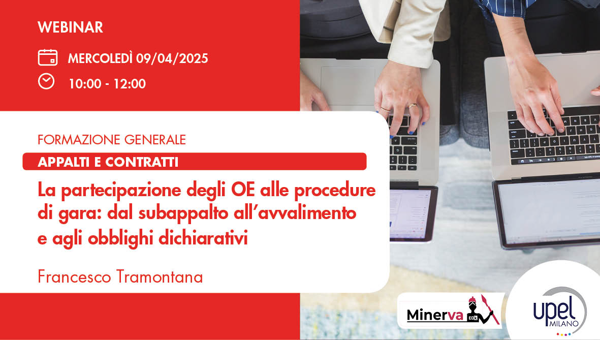 La partecipazione degli OE alle procedure di gara: dal subappalto all’avvalimento e agli obblighi dichiarativi