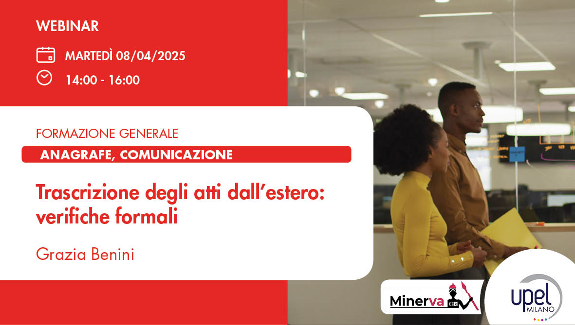Trascrizione degli atti dall'estero: verifiche formali