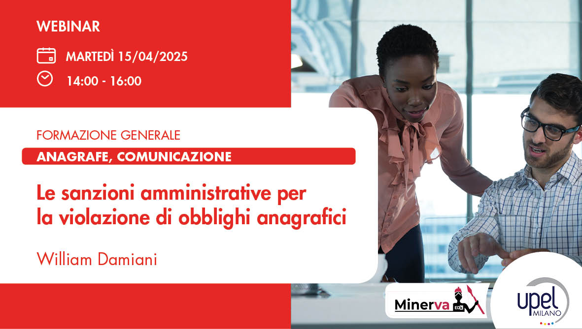 Le sanzioni amministrative per la violazione di obblighi anagrafici