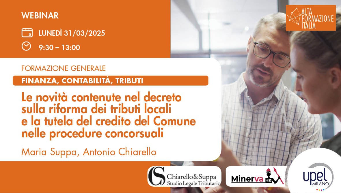 Le novità contenute nel decreto sulla riforma dei tributi locali e la tutela del credito del Comune nelle procedure concorsuali