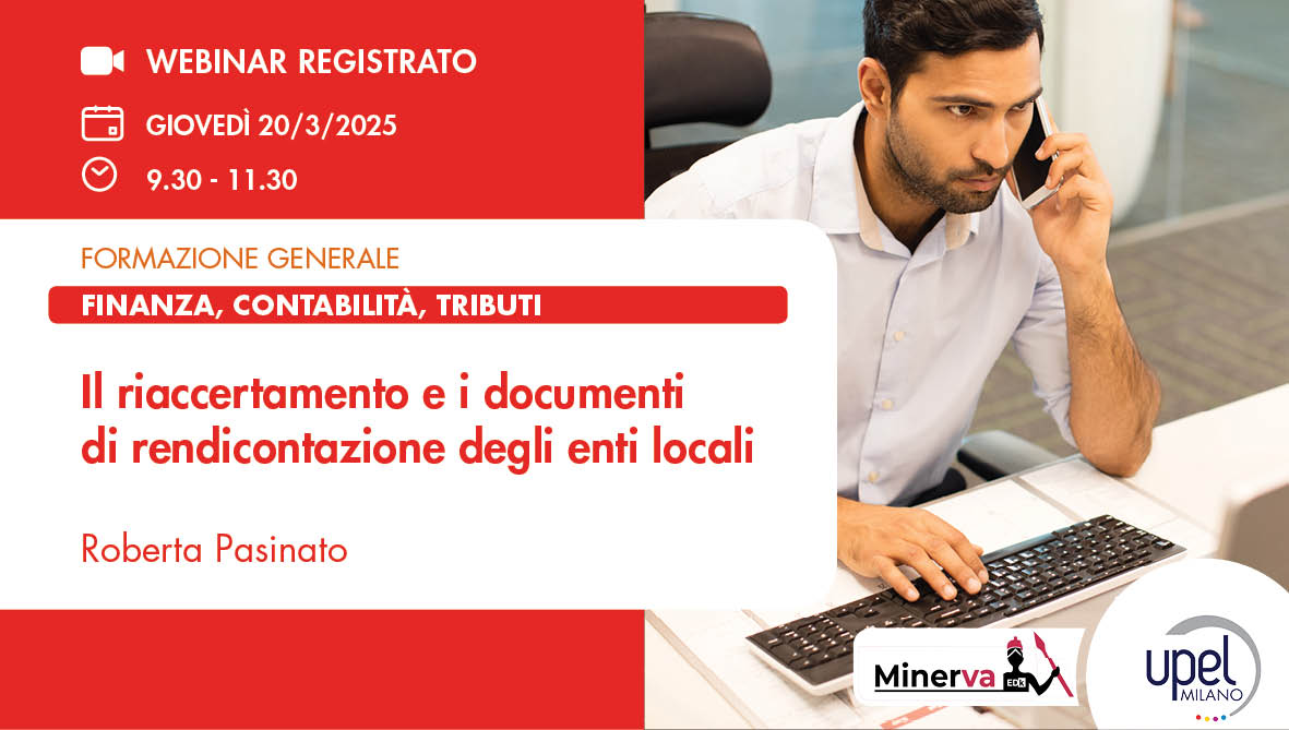 VIDEO - Il riaccertamento e i documenti di rendicontazione degli enti locali