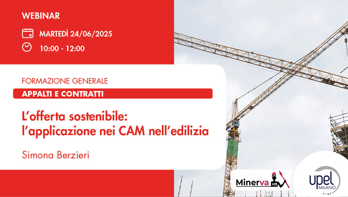 L’offerta sostenibile: l’applicazione nei CAM nell’edilizia