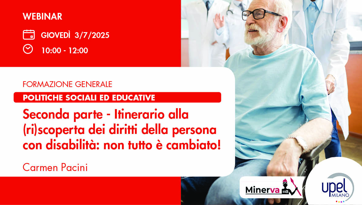 VIDEO 2^ parte - Itinerario alla (ri)scoperta dei diritti della persona con disabilità: non tutto è cambiato!