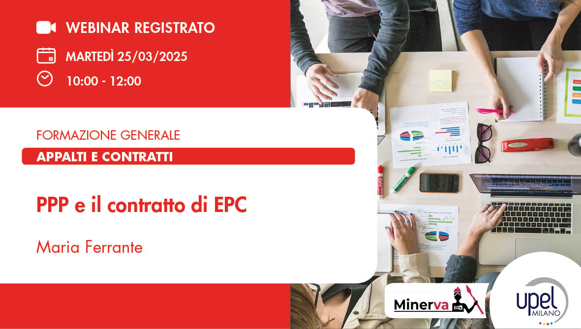 VIdeo - Partenariato Pubblico Privato e il contratto di EPC