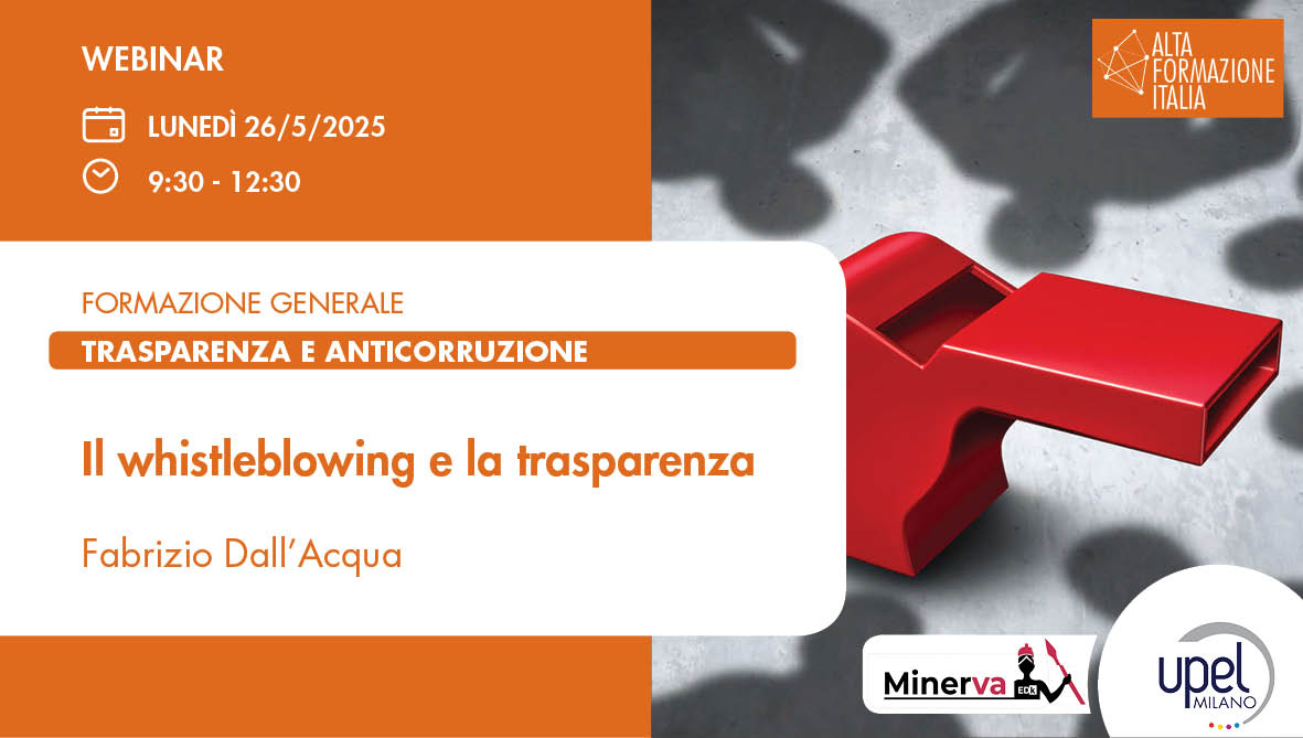 Il whistleblowing e la trasparenza