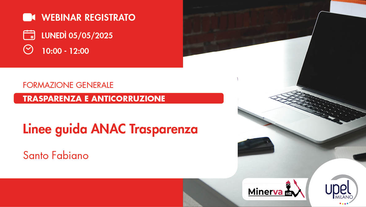 VIDEO - Linee guida ANAC Trasparenza