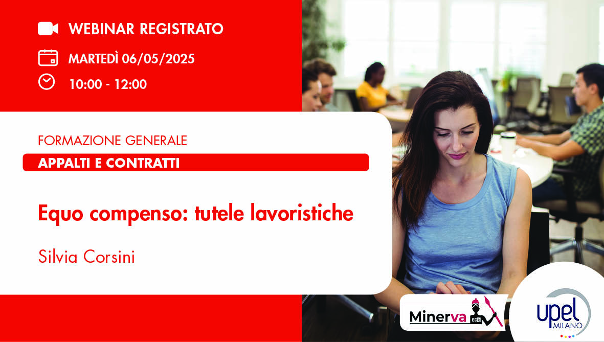 VIDEO - Equo compenso: tutele lavoristiche