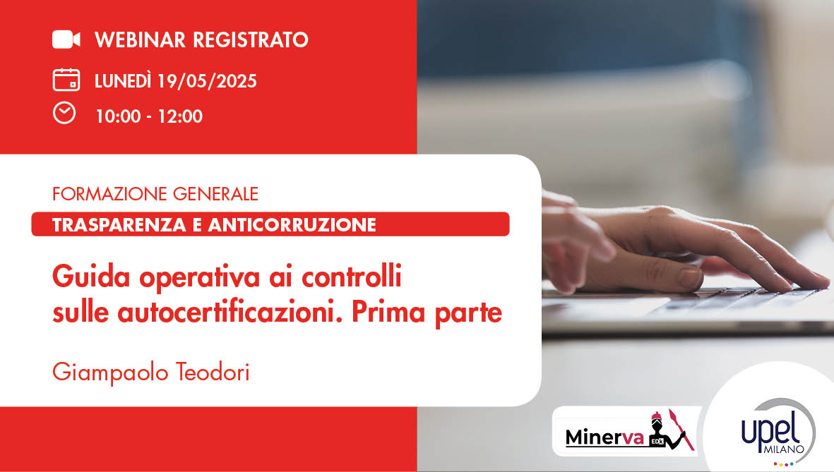 VIDEO - Guida operativa ai controlli sulle autocertificazioni parte I