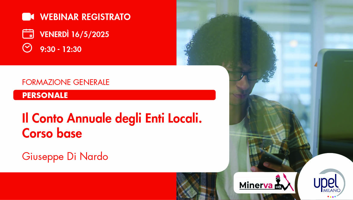 VIDEO - Il Conto Annuale degli Enti Locali CORSO BASE