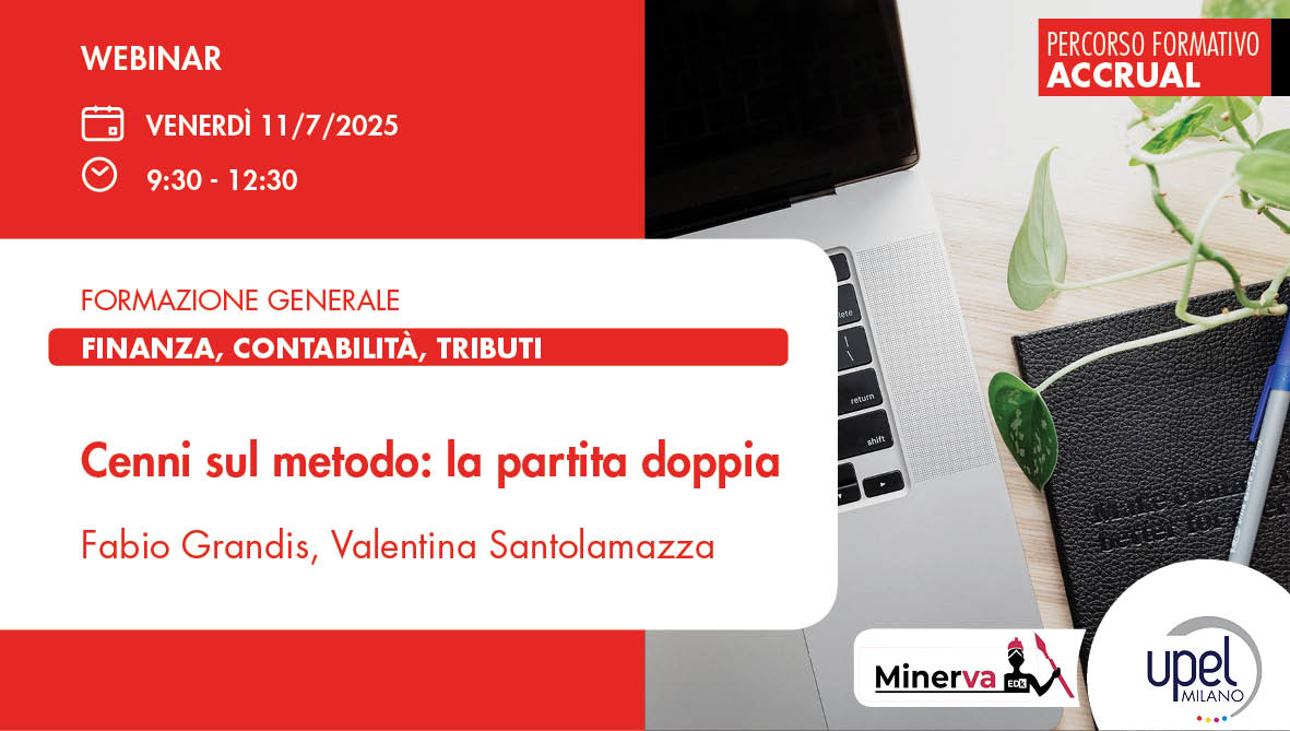Cenni sul metodo: la partita doppia