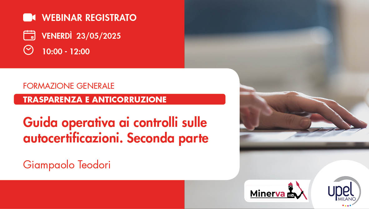 VIDEO - Guida operativa ai controlli sulle autocertificazioni parte II