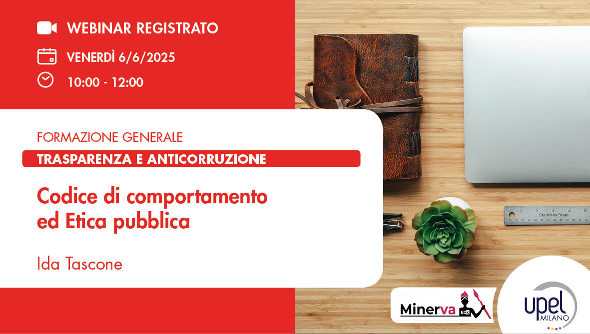 VIDEO - Codice di comportamento ed Etica pubblica