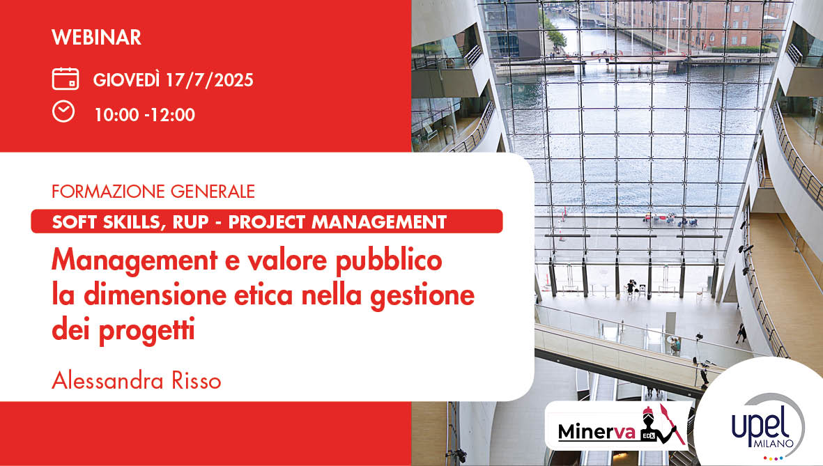Management e valore pubblico la dimensione etica nella gestione dei progetti