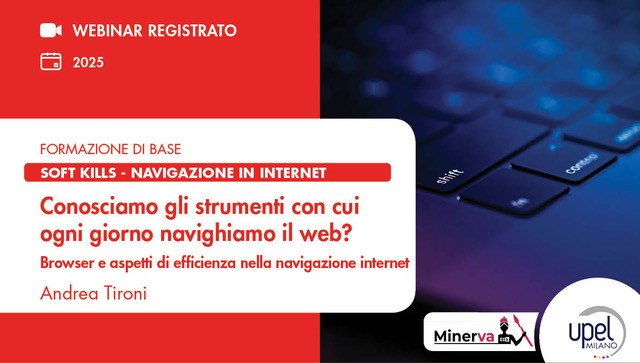 VIDEO - Navigazione in internet - Conosciamo gli strumenti con cui ogni giorno navighiamo il web?