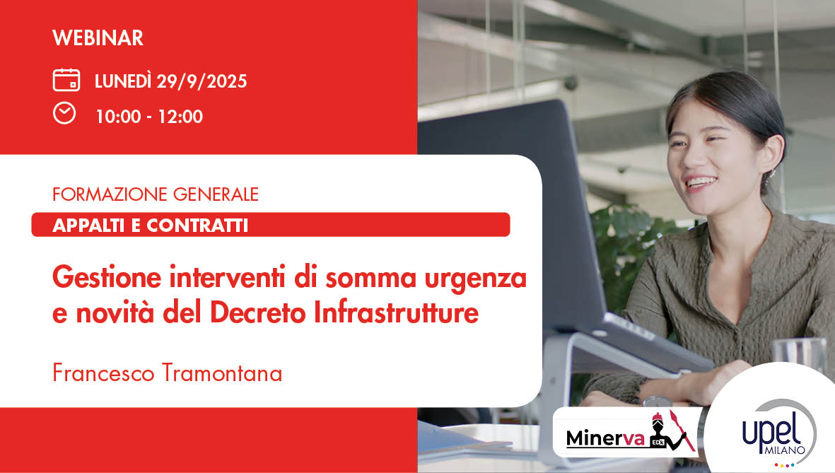 Gestione interventi di somma urgenza e novità del Decreto Infrastrutture