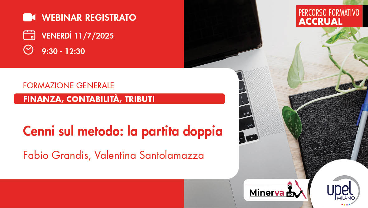 VIDEO - Cenni sul metodo: la partita doppia
