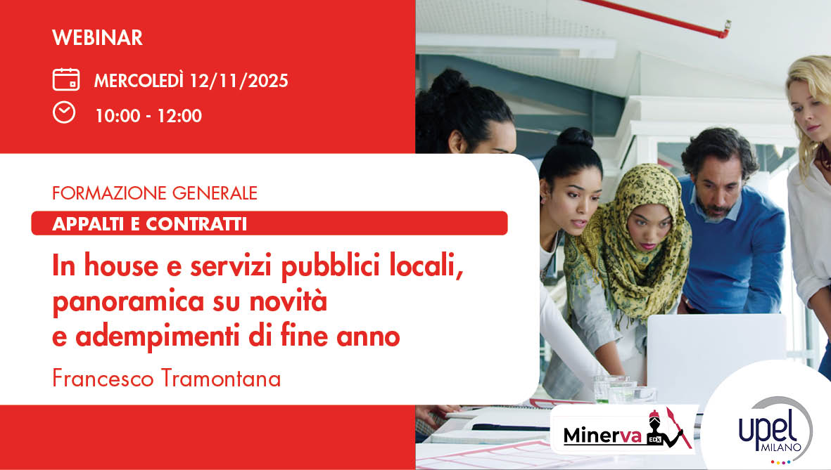 In house e servizi pubblici locali, panoramica su novità e adempimenti di fine anno