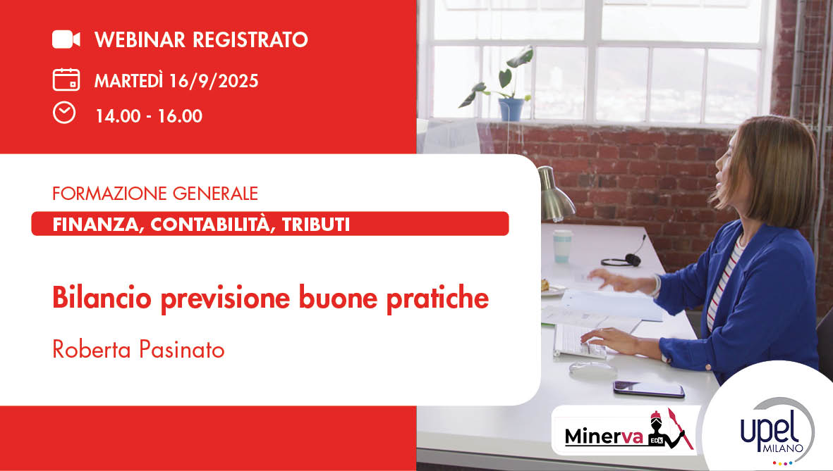 VIDEO - Bilancio previsione buone pratiche