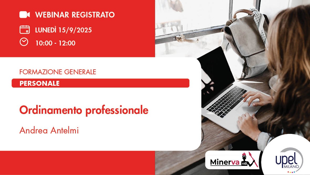 VIDEO - Ordinamento professionale