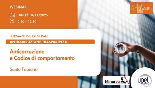 Anticorruzione e Codice di comportamento