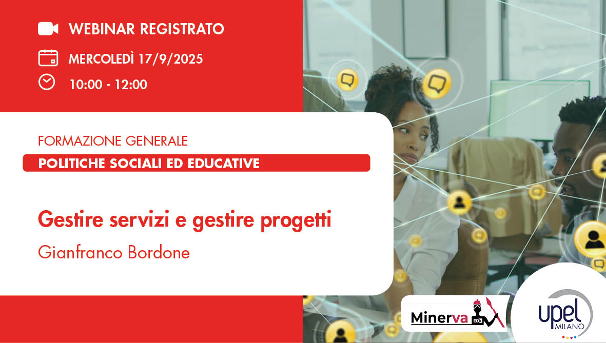 VIDEO - Gestire servizi e gestire progetti