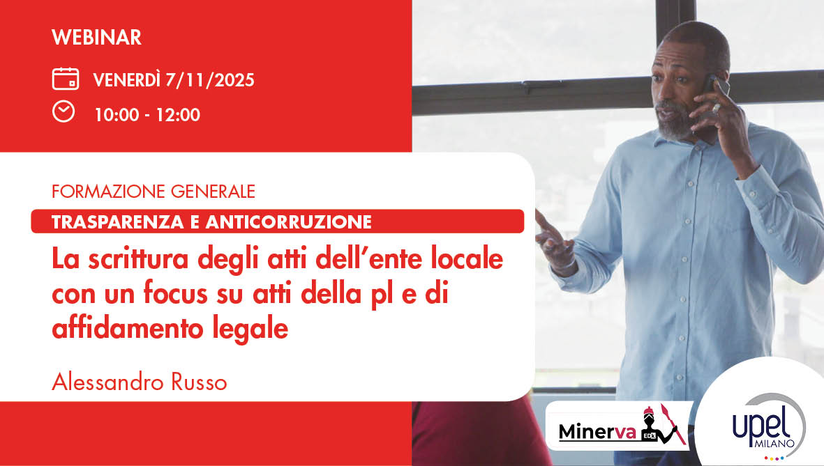 La scrittura degli atti dell'ente locale con un focus su atti della pl e di affidamento legale