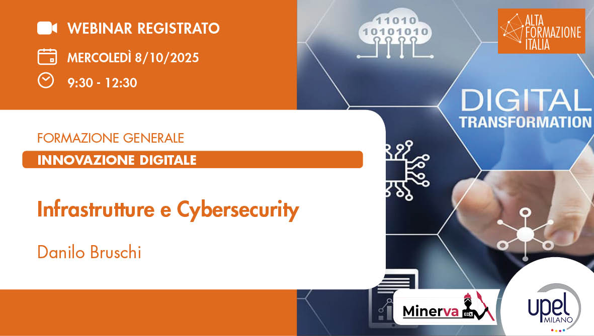 VIDEO - Infrastrutture e Cybersecurity