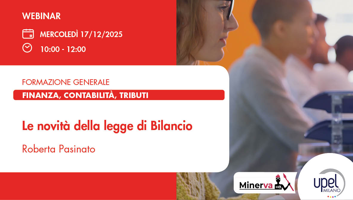 Le novità della legge di Bilancio