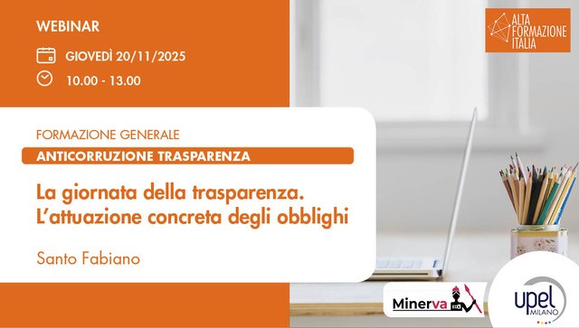 La giornata della trasparenza. L'attuazione concreta degli obblighi