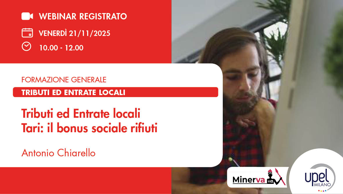 VIDEO - Tari: il bonus sociale rifiuti