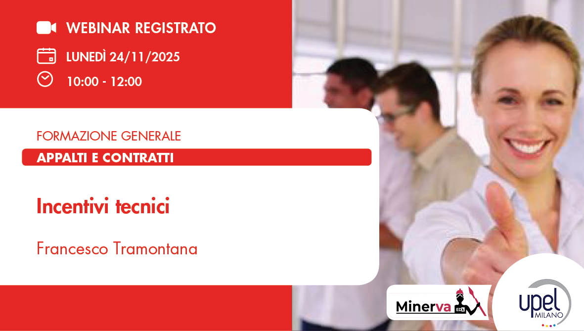 VIDEO - Incentivi tecnici