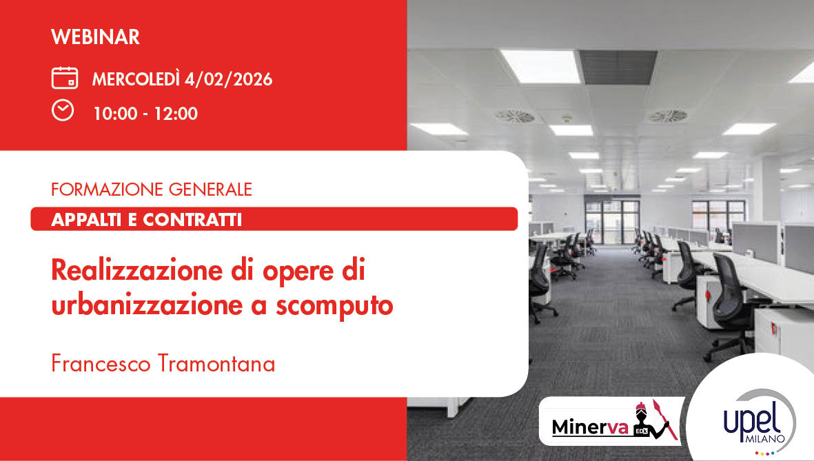 Realizzazione di opere di urbanizzazione a scomputo