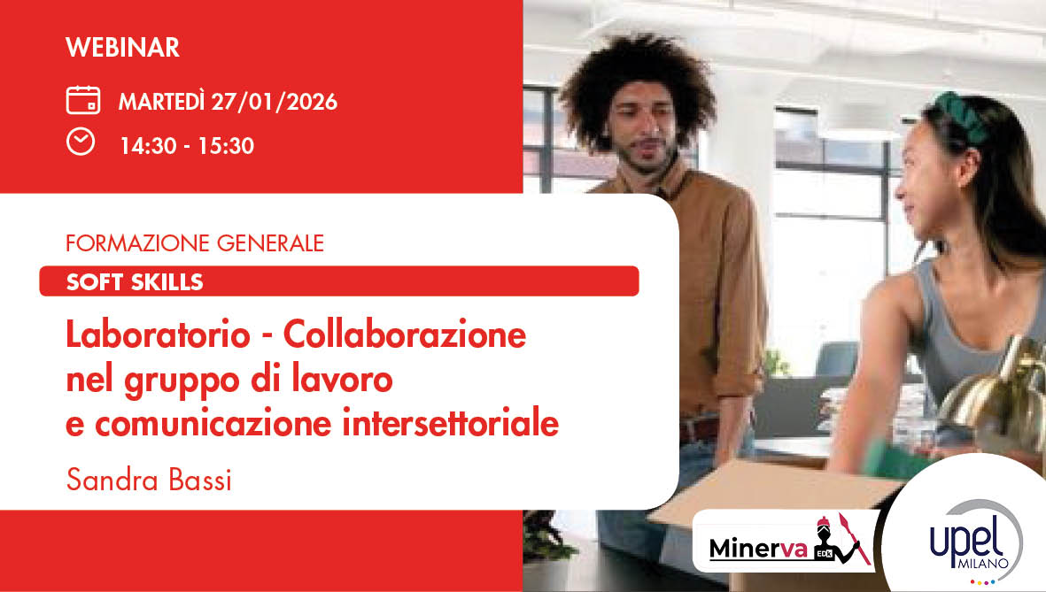 Laboratorio - Collaborazione nel gruppo di lavoro e comunicazione intersettoriale