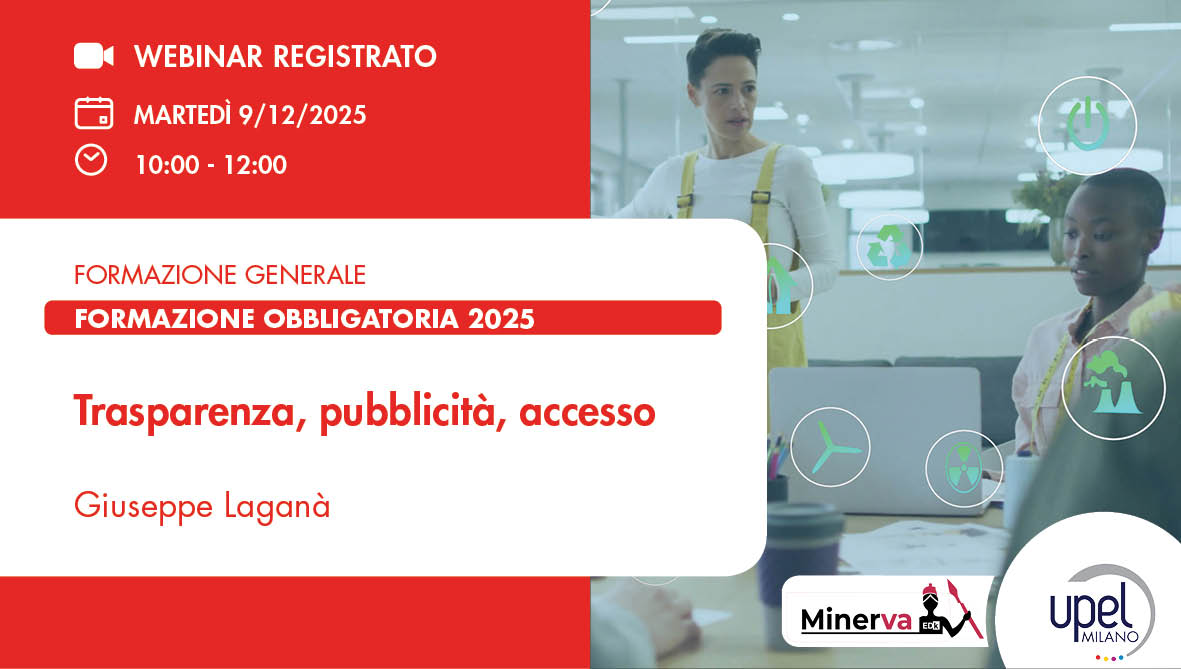 VIDEO - Trasparenza, pubblicità, accesso