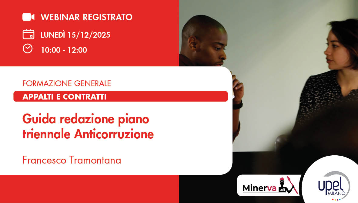 VIDEO - Guida redazione piano triennale Anticorruzione