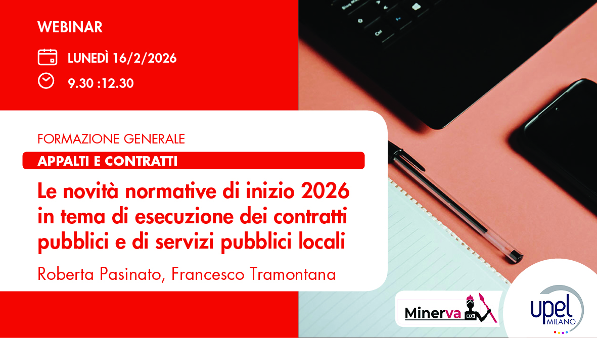 Le novità normative di inizio 2026 in tema di esecuzione dei contratti pubblici e di servizi pubblici locali