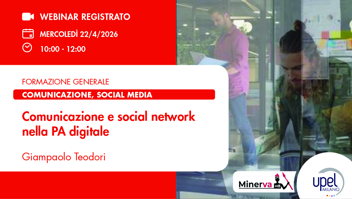 VIDEO -. Comunicazione e social network nella pa digitale