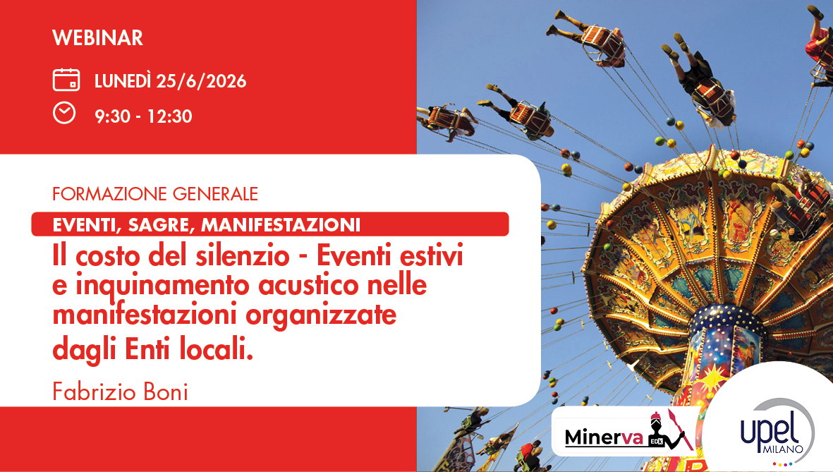 Il costo del silenzio - Eventi estivi e inquinamento acustico nelle manifestazioni organizzate dagli Enti locali