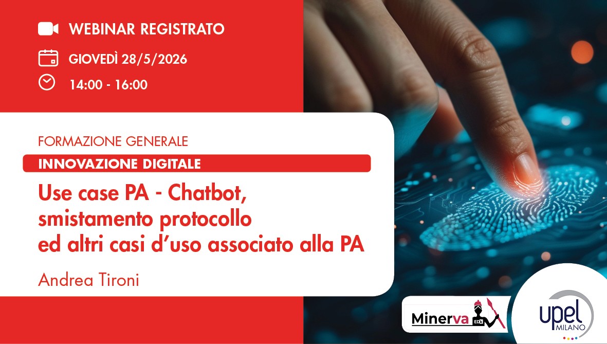 VIDEO - Use case PA - Chatbot, smistamento protocollo ed altri casi d'uso associati alla PA