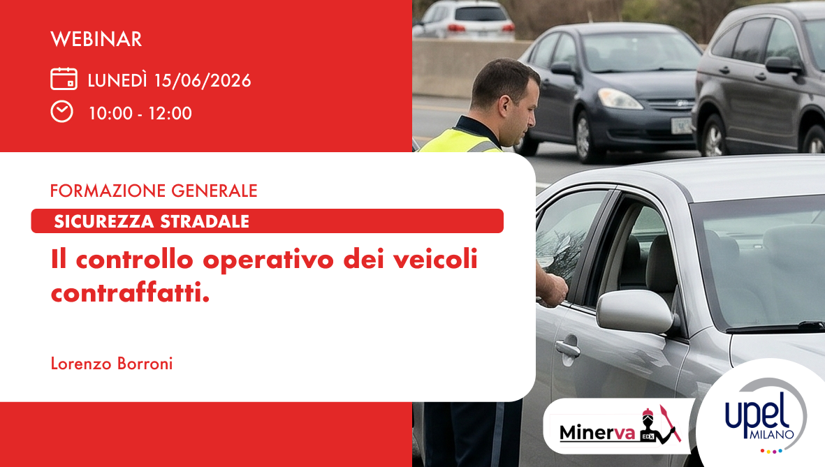 Il controllo operativo dei veicoli contraffatti