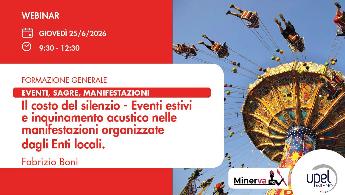 Il costo del silenzio - Eventi estivi e inquinamento acustico nelle manifestazioni organizzate dagli Enti locali